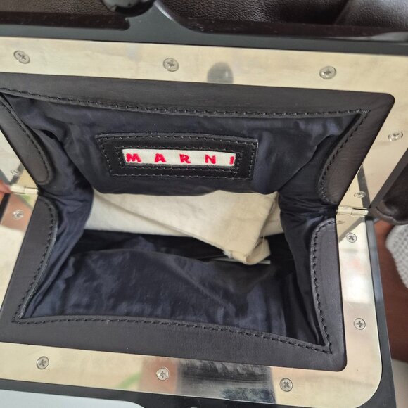 Marni Brown Clutch Bag - Picture 6 of 8